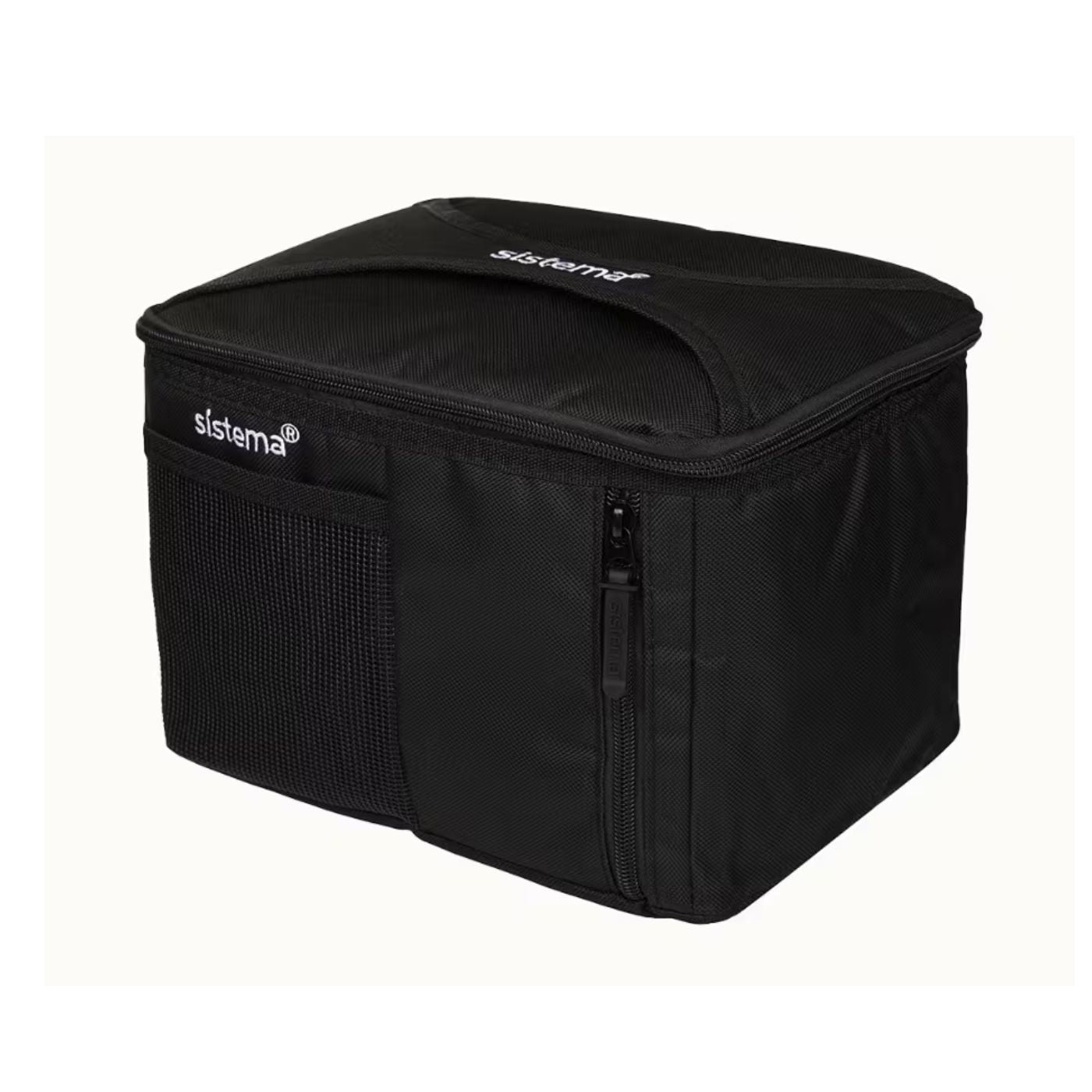 Sistema Mega Fold Up Insulated Lunch Bag To Go Black
