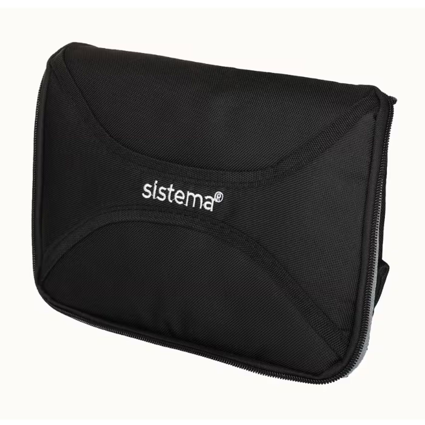 Sistema Mega Fold Up Insulated Lunch Bag To Go Black