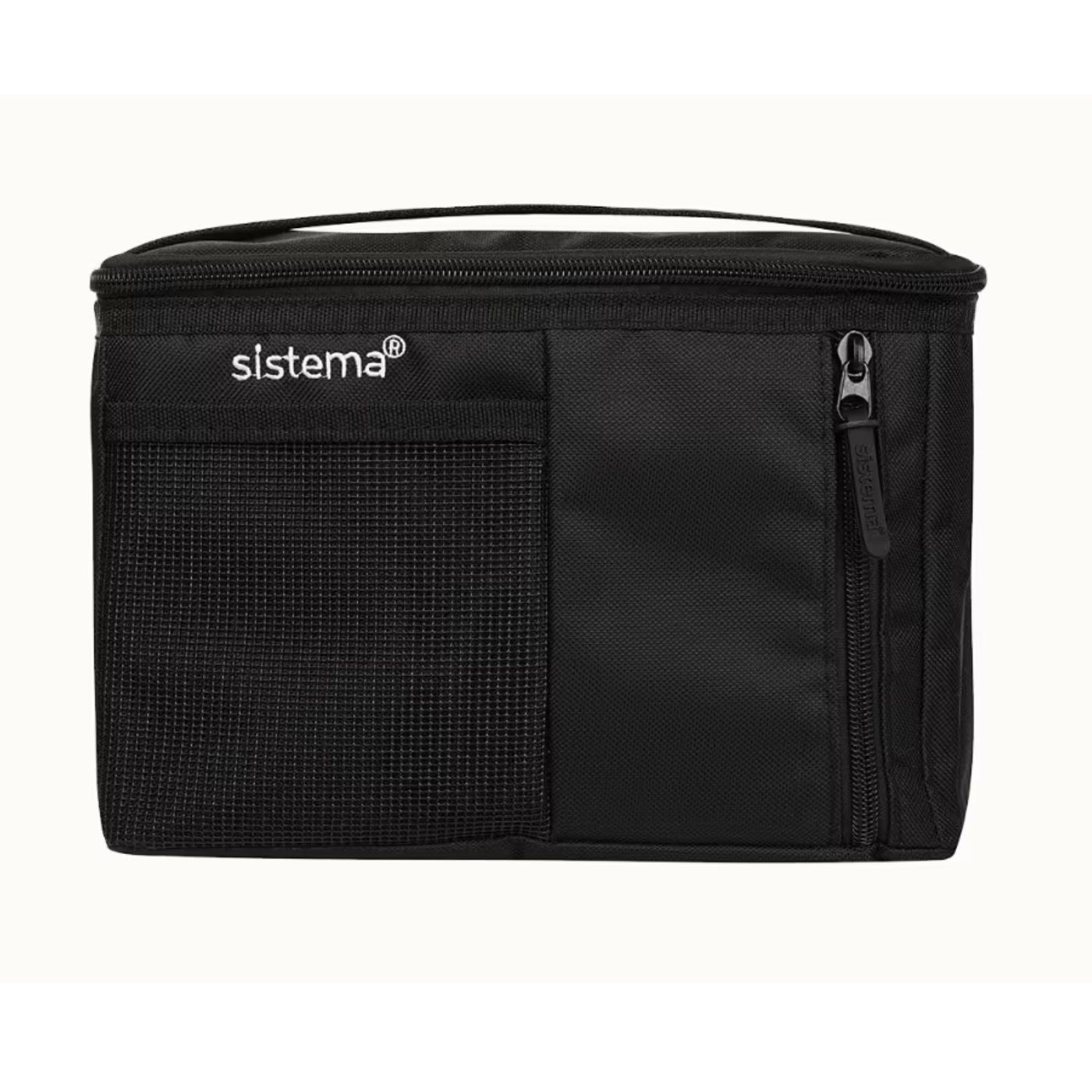 Sistema Mega Fold Up Insulated Lunch Bag To Go Black