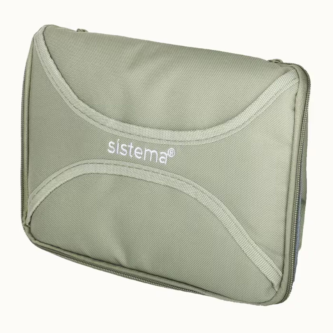Sistema Mega Fold Up Insulated Lunch Bag To Go Sage Green