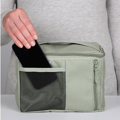 Sistema Mega Fold Up Insulated Lunch Bag To Go Sage Green