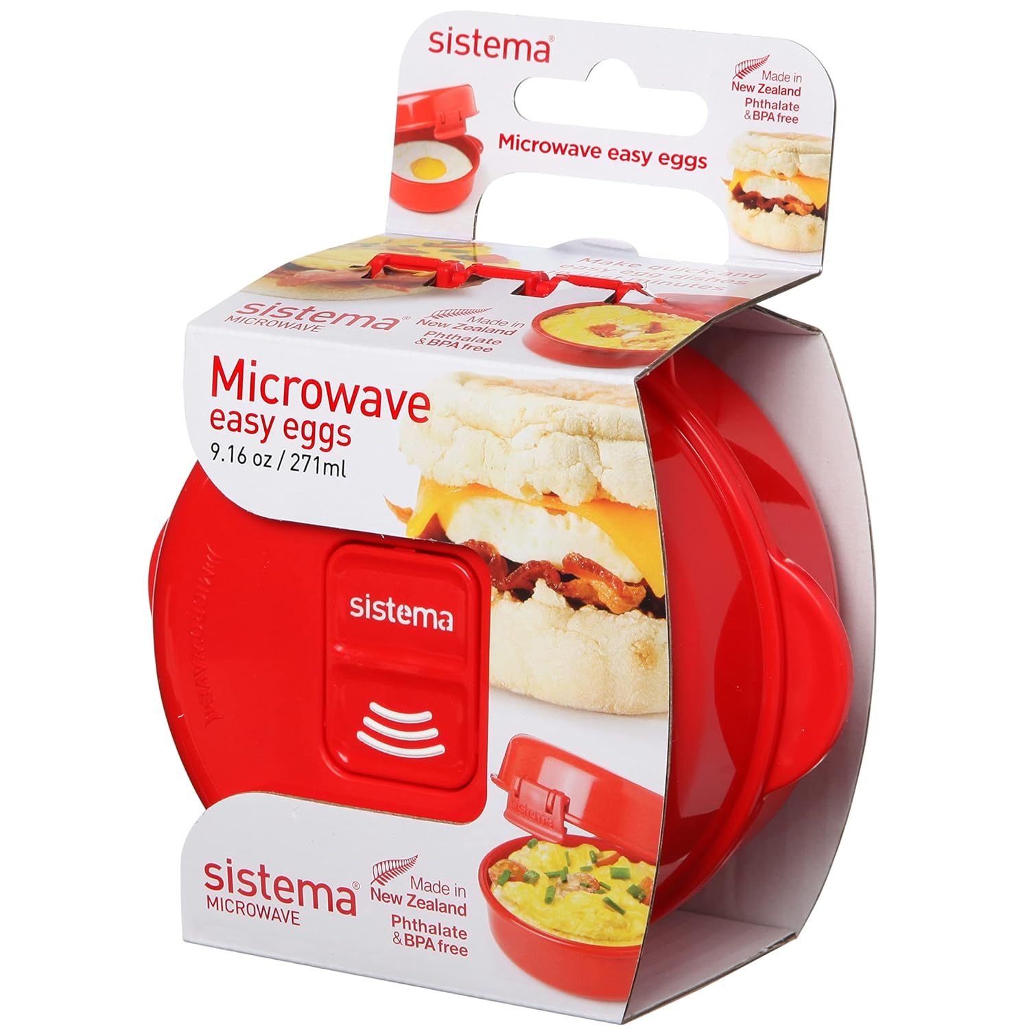 Sistema® Microwave™ Easy Eggs 271ml Red