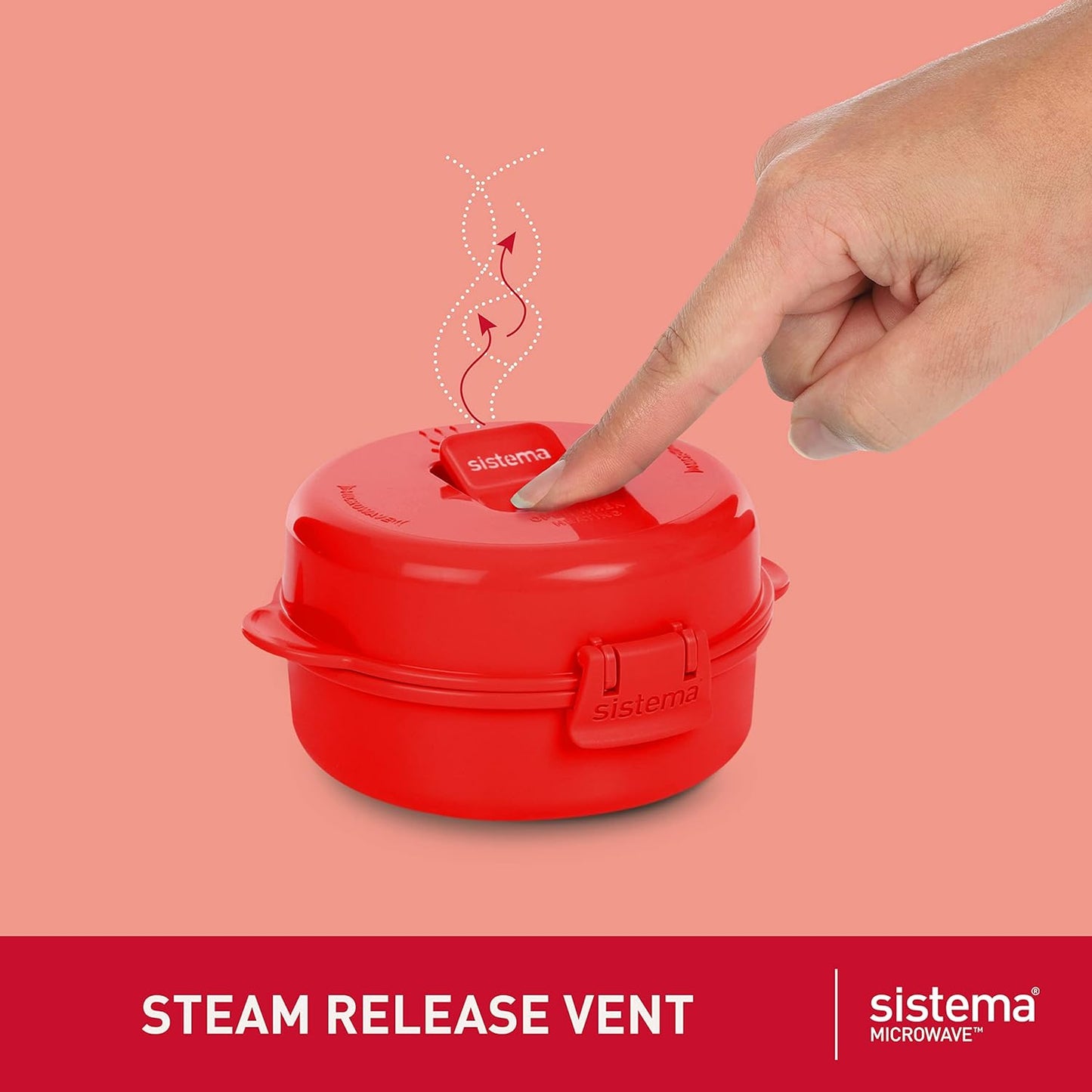 Sistema® Microwave™ Easy Eggs 271ml Red