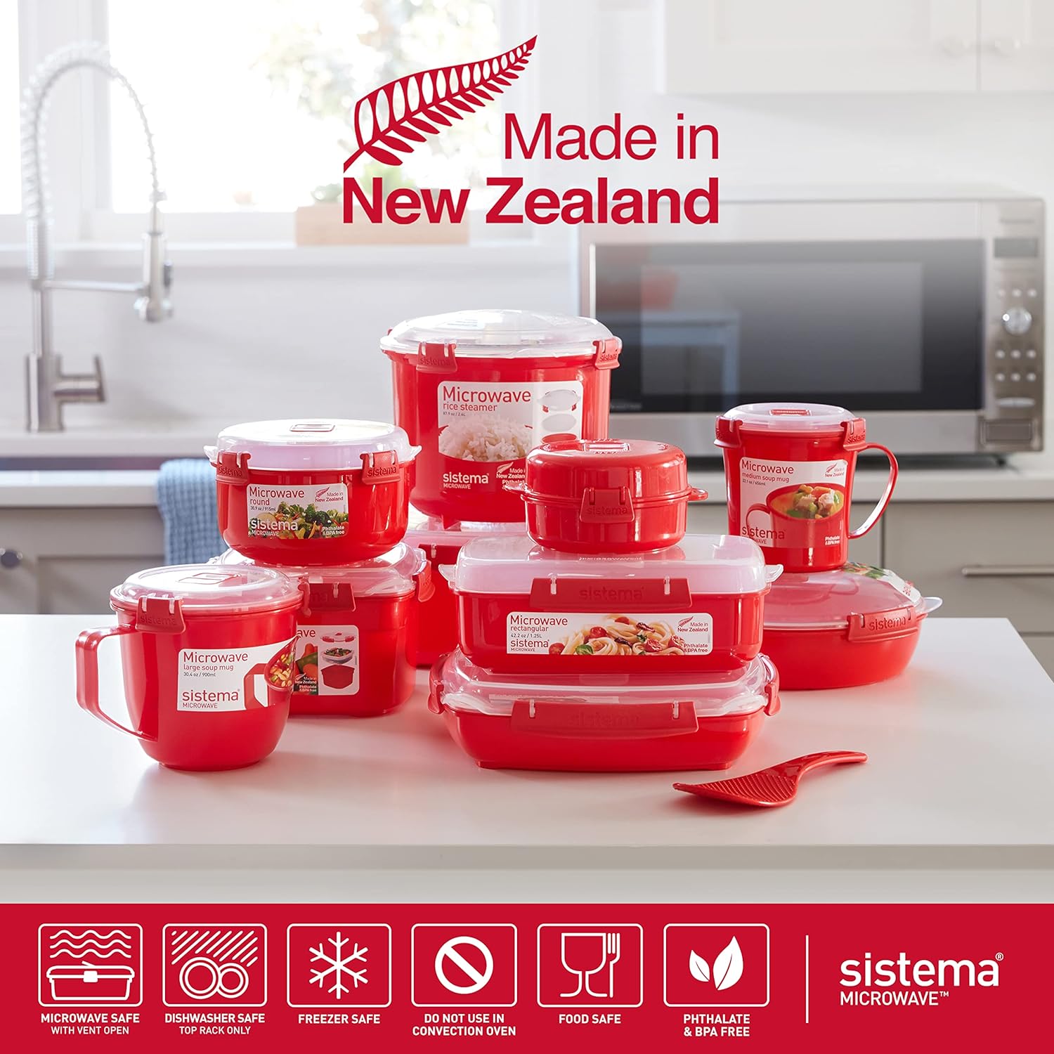 Sistema® Microwave™ Easy Eggs 271ml Red
