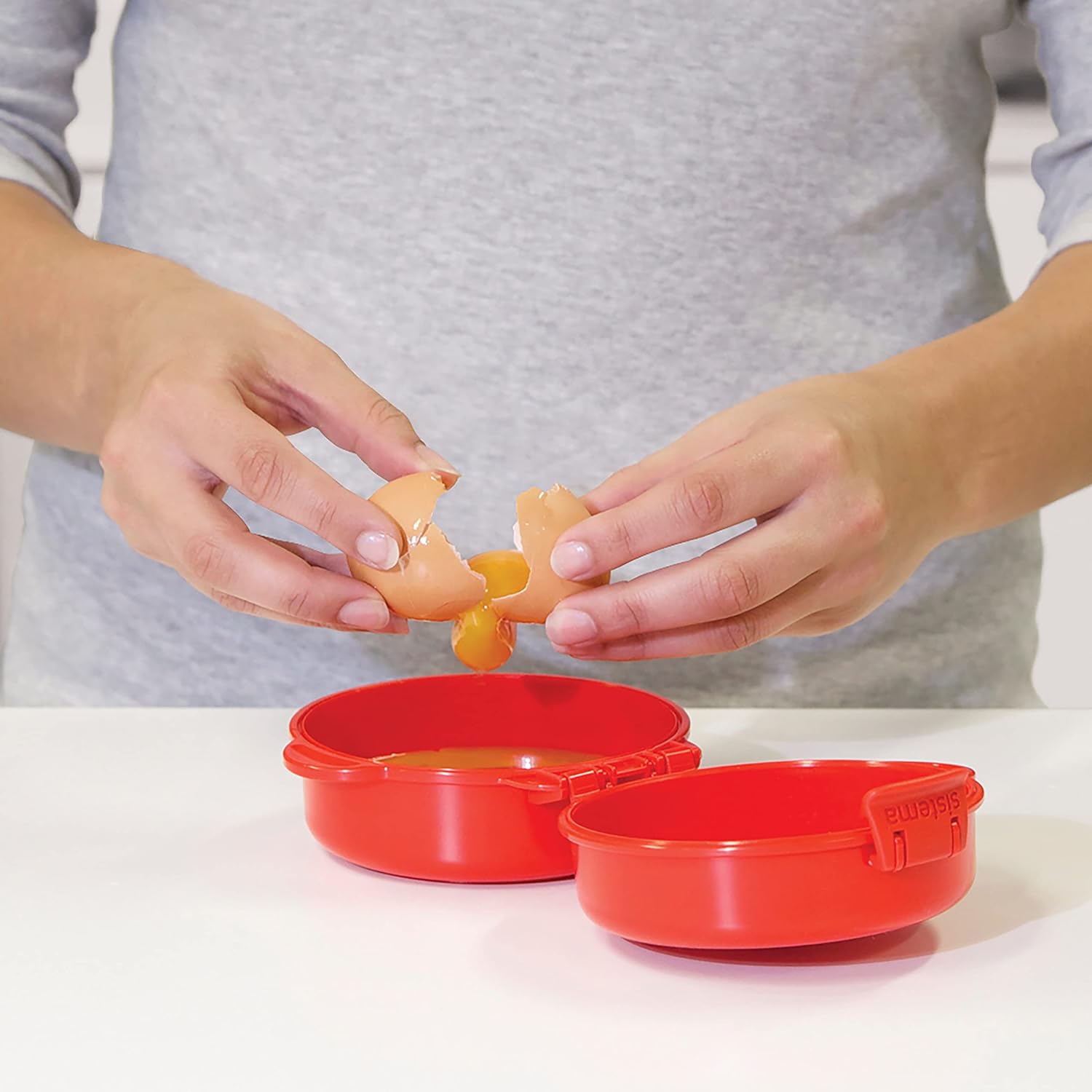 Sistema® Microwave™ Easy Eggs 271ml Red
