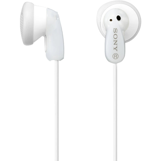 Sony Fontopia MDR-E9LP Wired Earbuds – White | Clear Sound & Comfortable Fit | Buy Online in NZ