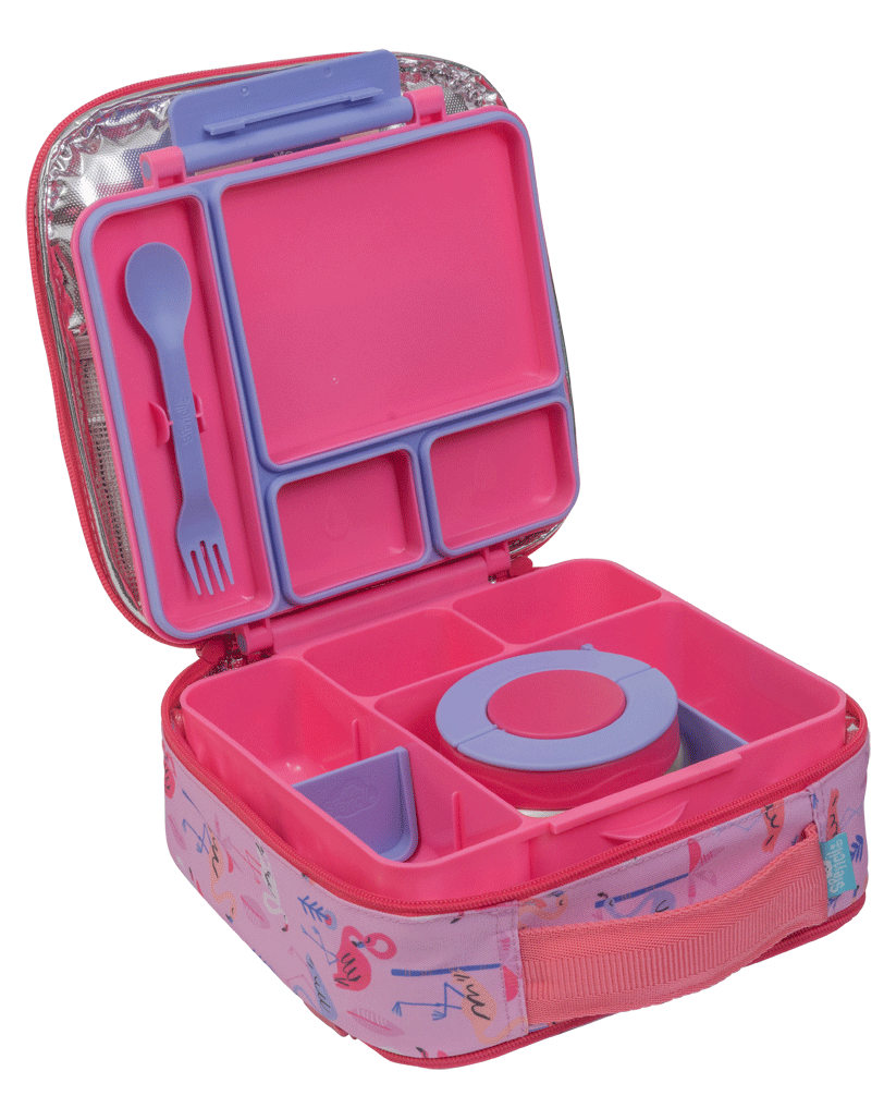 Spencil All-In Lunch Box Fuchsia  | 2L Leak-Proof Bento Lunch Box for Kids