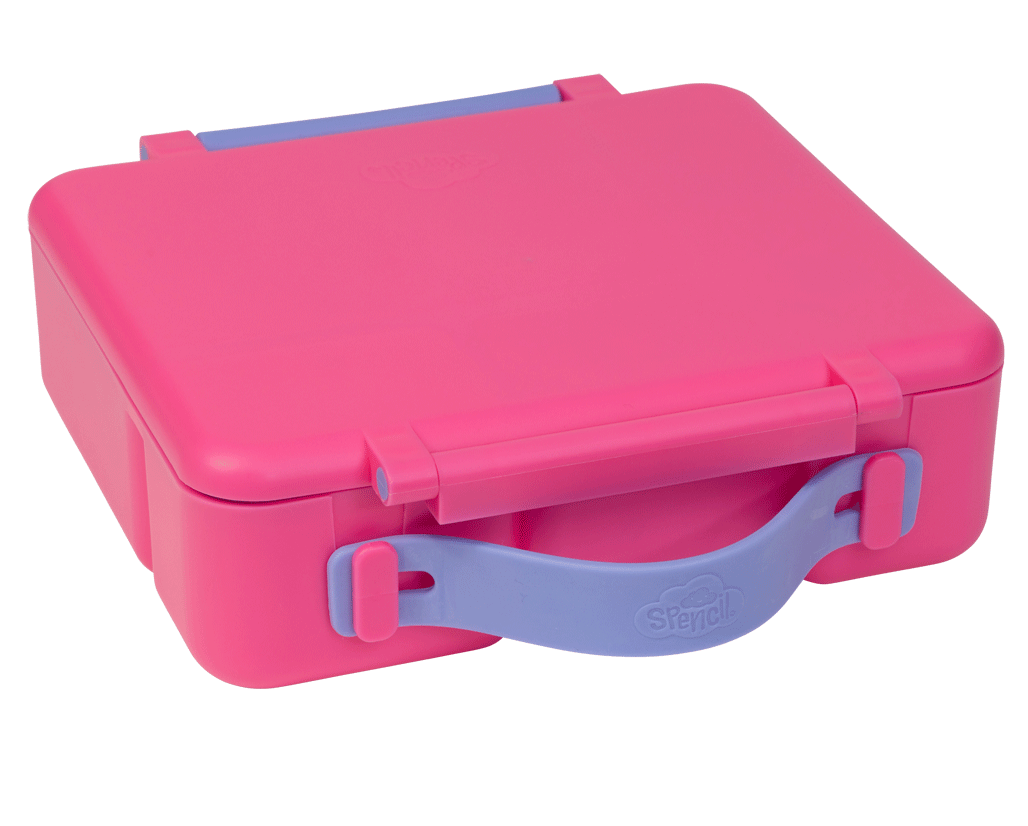 Spencil All-In Lunch Box Fuchsia  | 2L Leak-Proof Bento Lunch Box for Kids