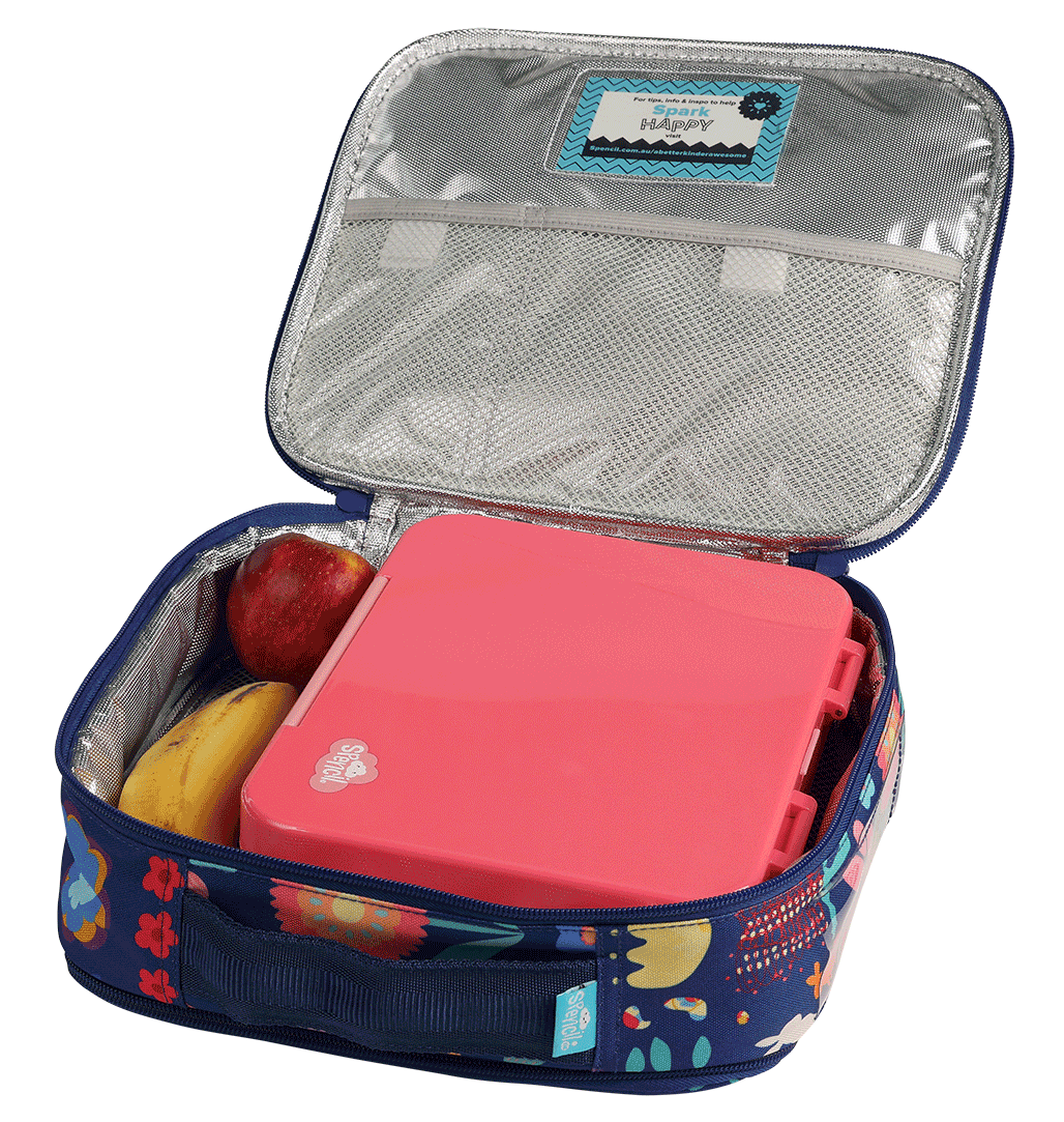Spencil Big Cooler Lunch Bag + Chill Pack – Flower Fun