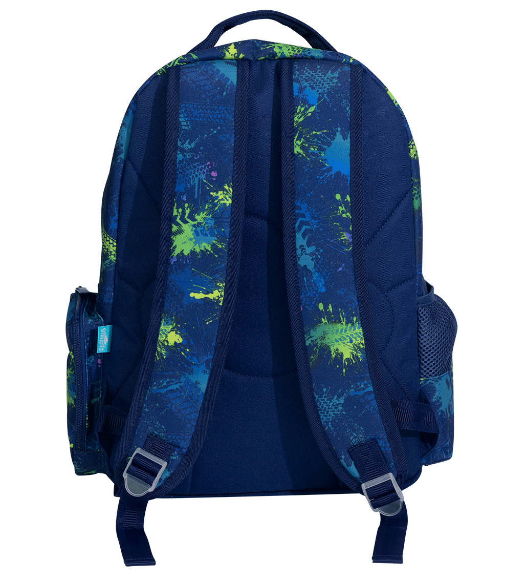 Spencil Big Kids Backpack - Mega Wheels | Cool Car Design for School