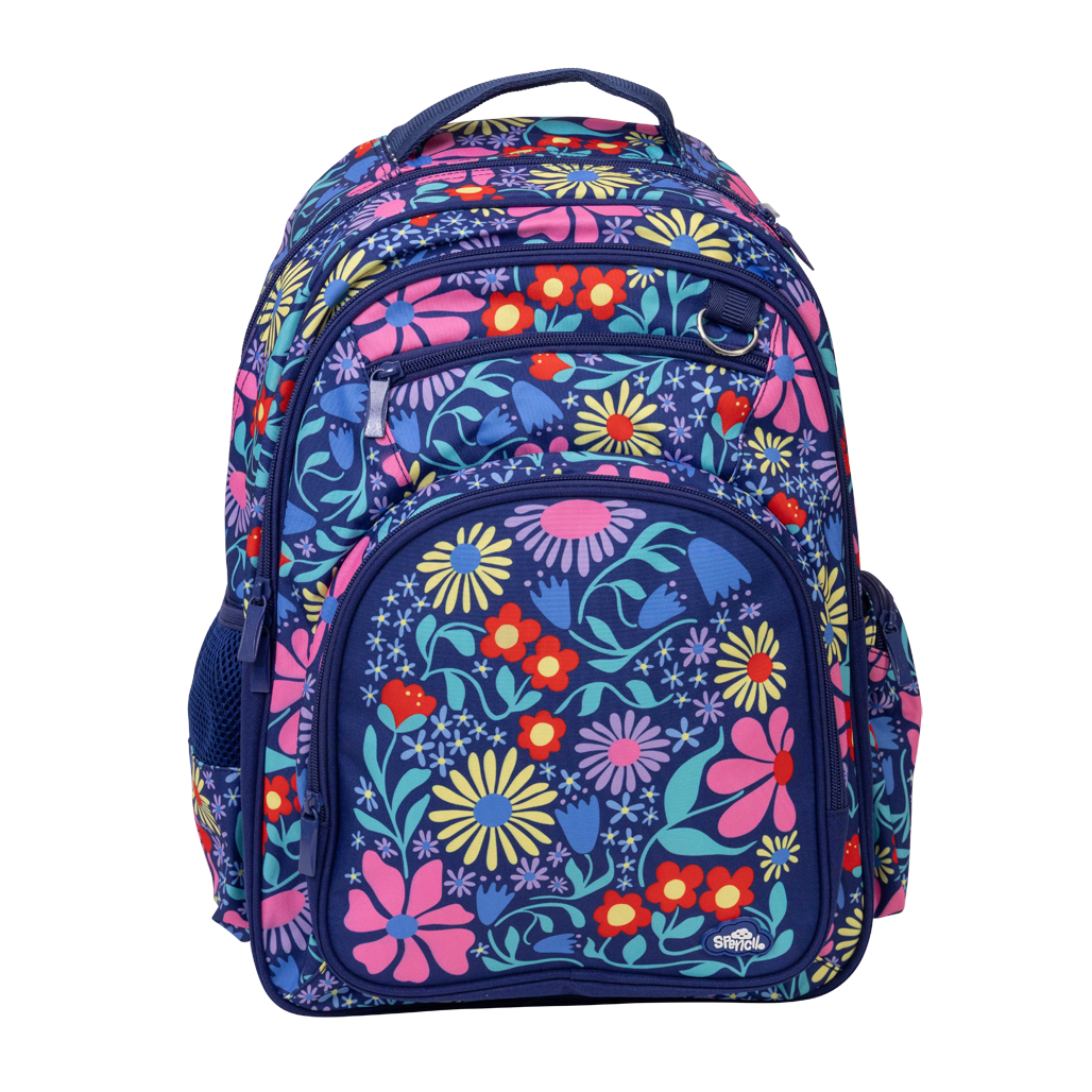 Spencil Big Kids Backpack – Flower Fun