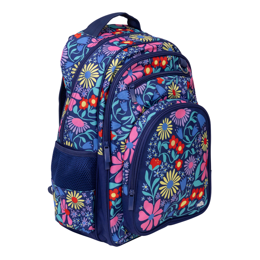 Spencil Big Kids Backpack – Flower Fun