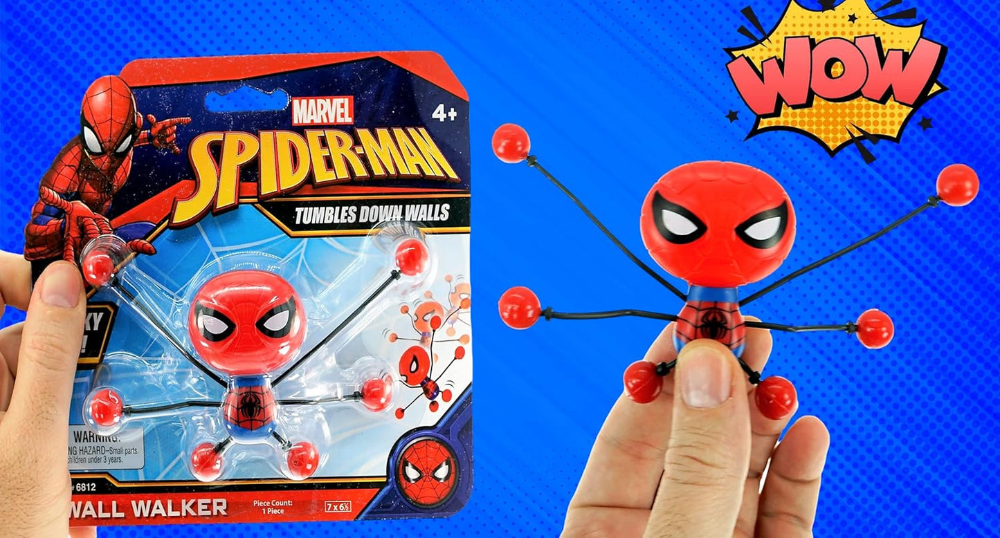 Spider-Man Stretchy Window-Crawler Toy – Sticky Wall Climber & Marvel Fidget Toy