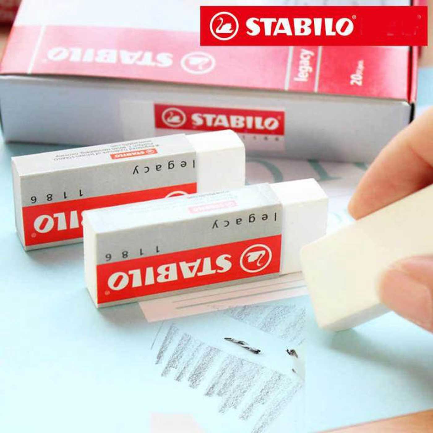 Stabilo Legacy Eraser Large Pack of 2