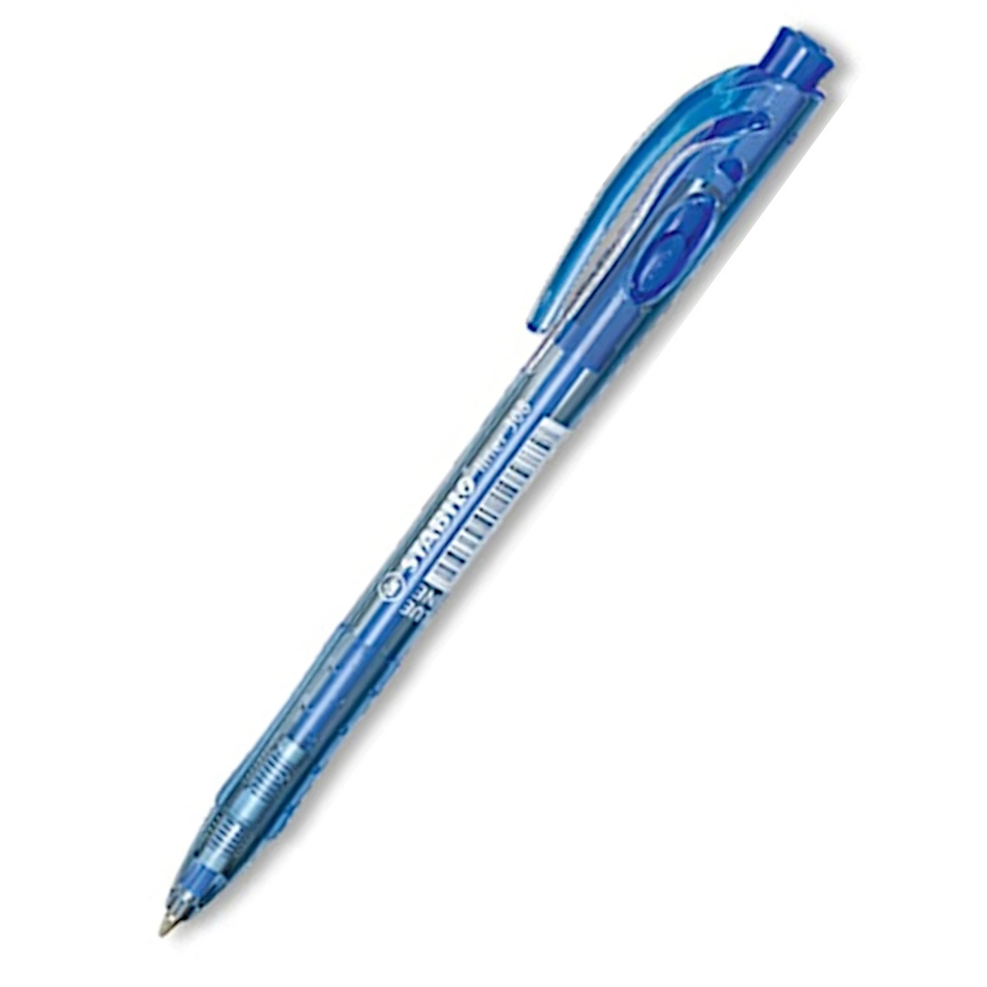 Stabilo Ballpoint Pen 308 Liner Retractable Medium Tip Blue