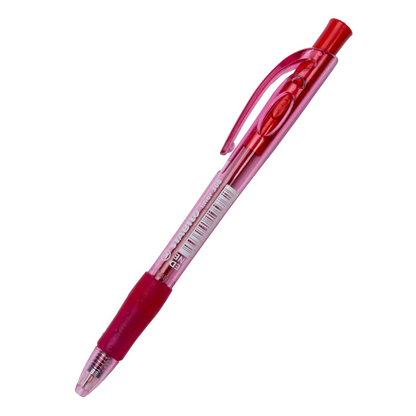Stabilo Ballpoint Pen 308 Liner Retractable Medium Tip Red