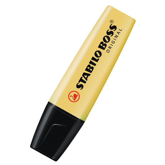 Stabilo Boss Highlighter Original Chisel Tip Pastel Milky Yellow