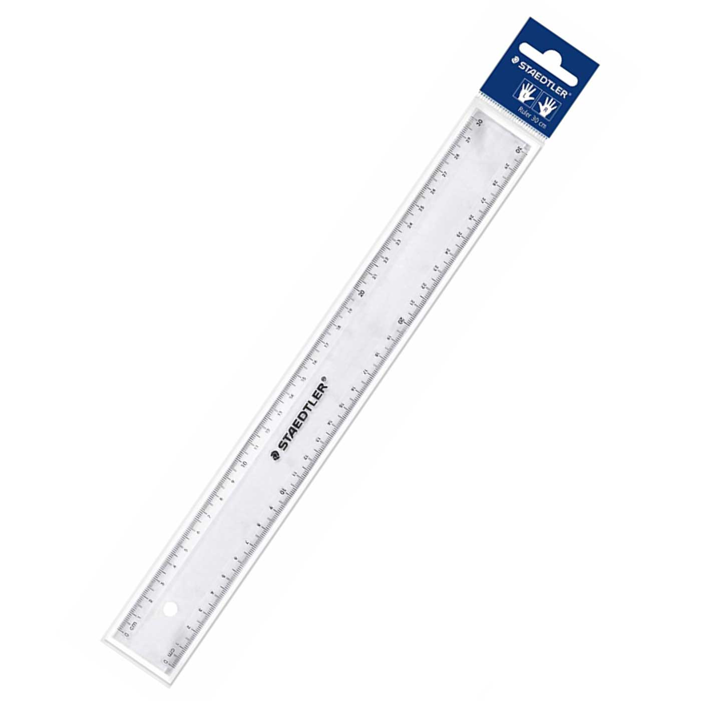 Staedtler 30cm Plastic Ruler Clear