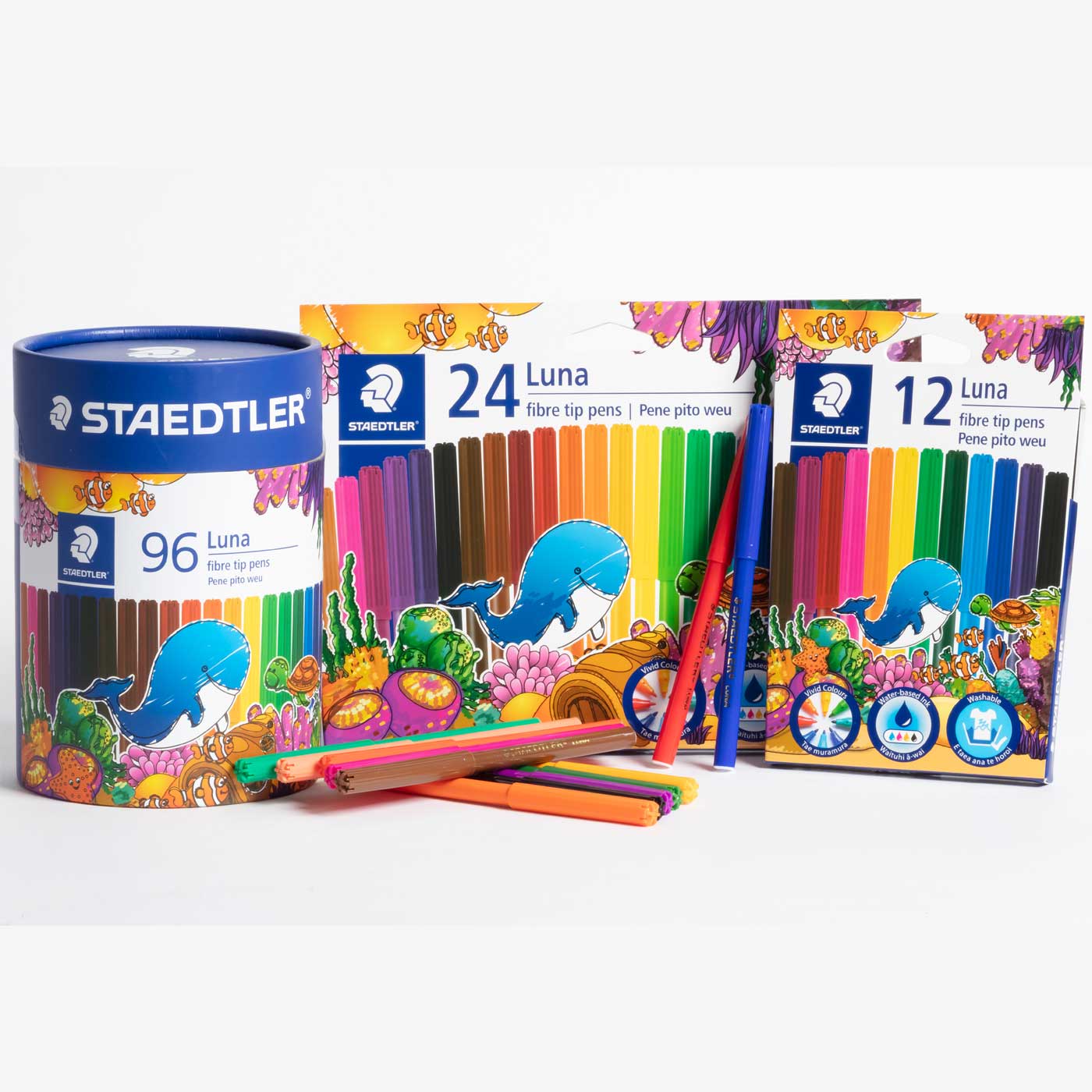 Staedtler Luna Fibre Tip Felt Pens