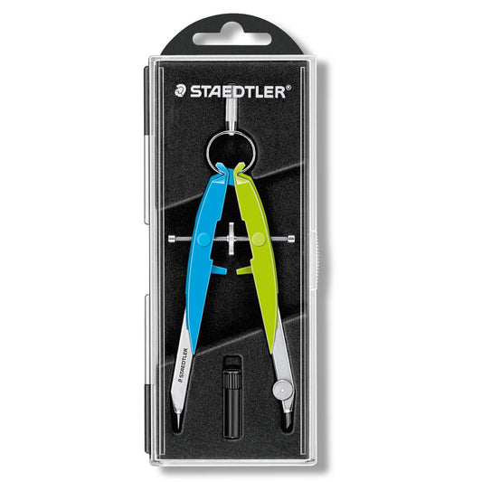 Staedtler Mars Comfort Precision Geometry Compass 556 00-N1 Neon Blue/Green