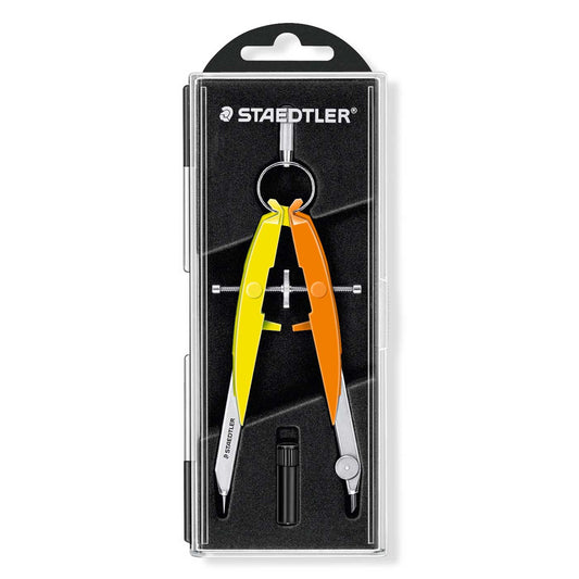 Staedtler Mars Comfort Precision Geometry Compass 556 00-N1 Neon Yellow/Orange