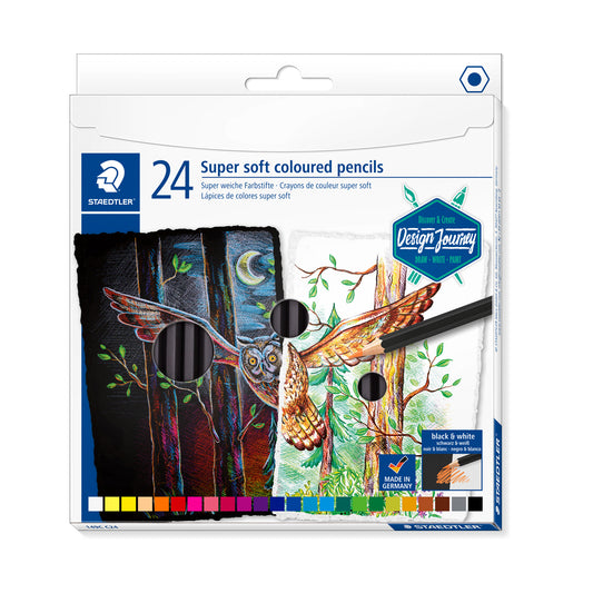 Staedtler Super-Soft Coloured Pencils 149C C24 Design Journey 24 Shades
