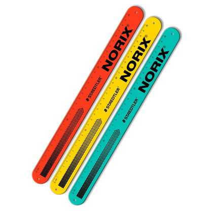 Staedtler 565 30 NORIX Snap Ruler 30cm Assorted Colours