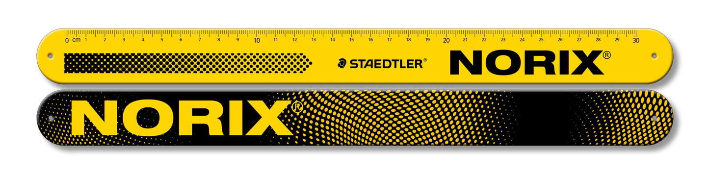 Staedtler 565 30 NORIX Snap Ruler 30cm Yellow