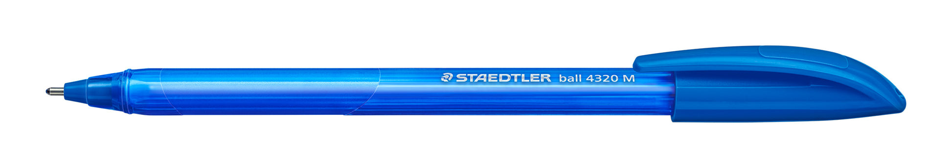 Staedtler Ballpoint Pen Triangular 4320 M-3 Capped Medium Blue