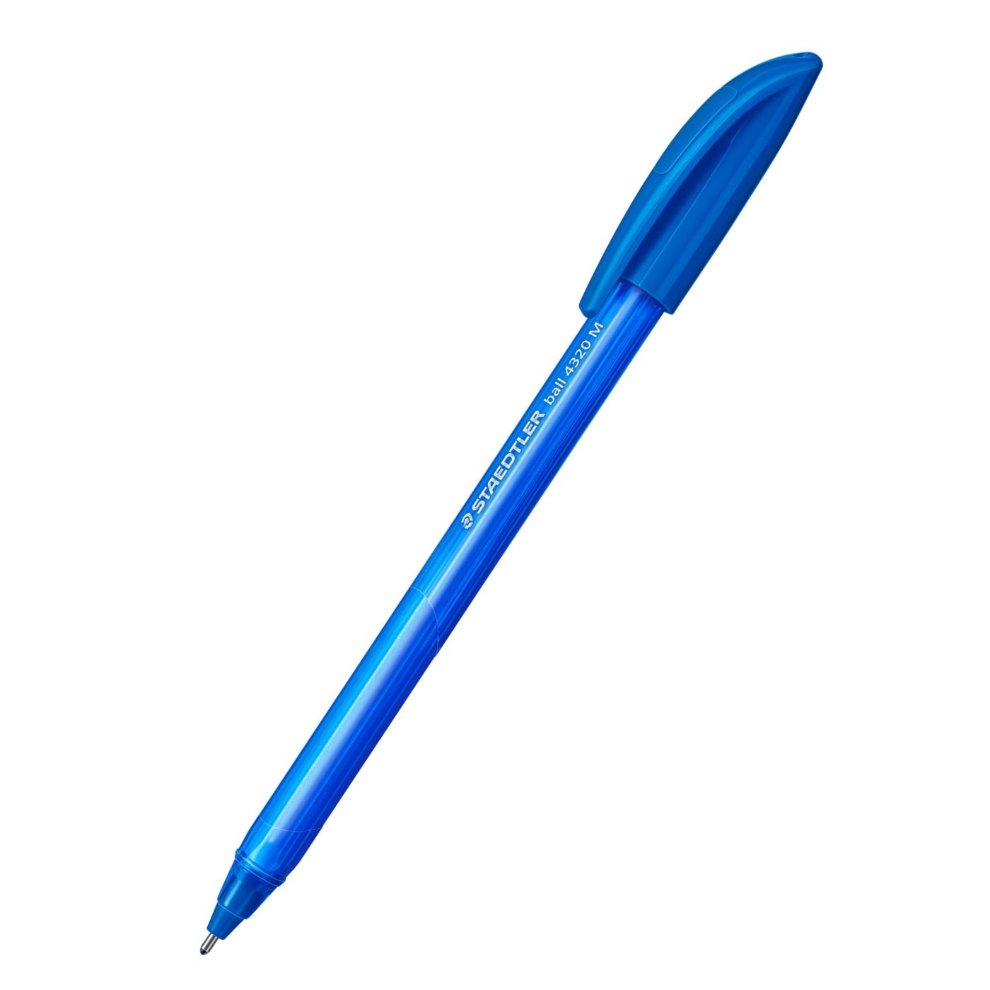 Staedtler Ballpoint Pen Triangular 4320 M-3 Capped Medium Blue