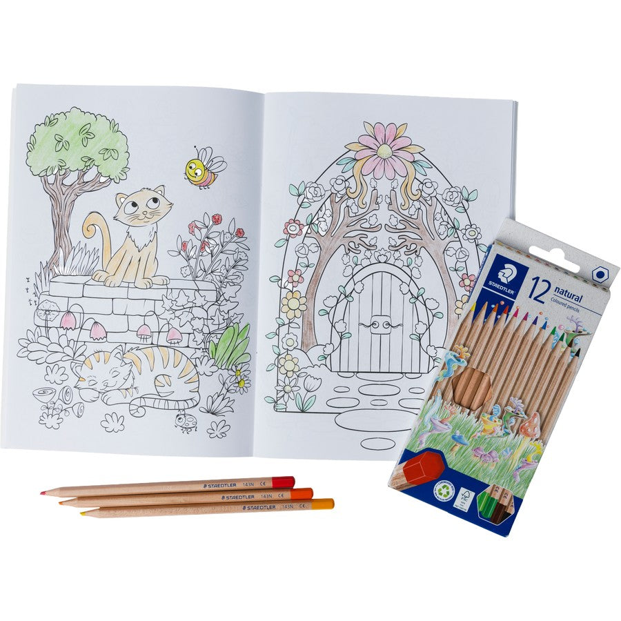 Staedtler Colouring Enchanted Garden Set