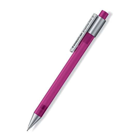 Staedtler Graphite Mechanical Pencil 777 With Eraser 0.5mm Magenta