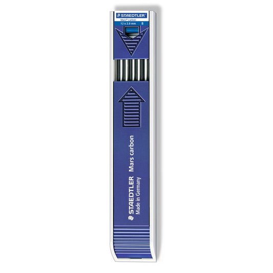 Staedtler Mars Carbon Leads 200-B 2mm Tube of 12 Degree B