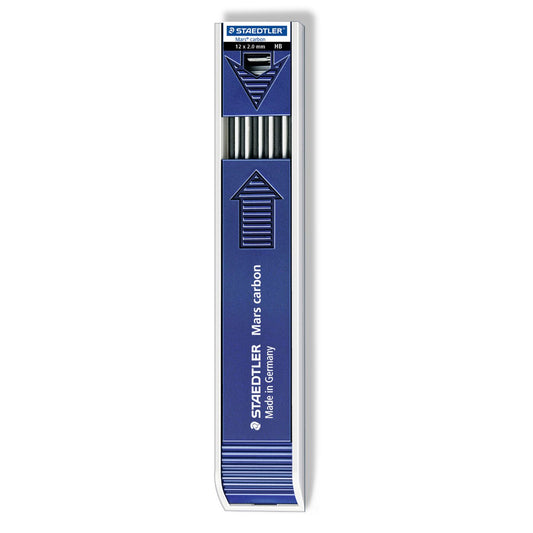 Staedtler Mars Carbon Leads 200-HB 2mm Tube of 12 Degree HB