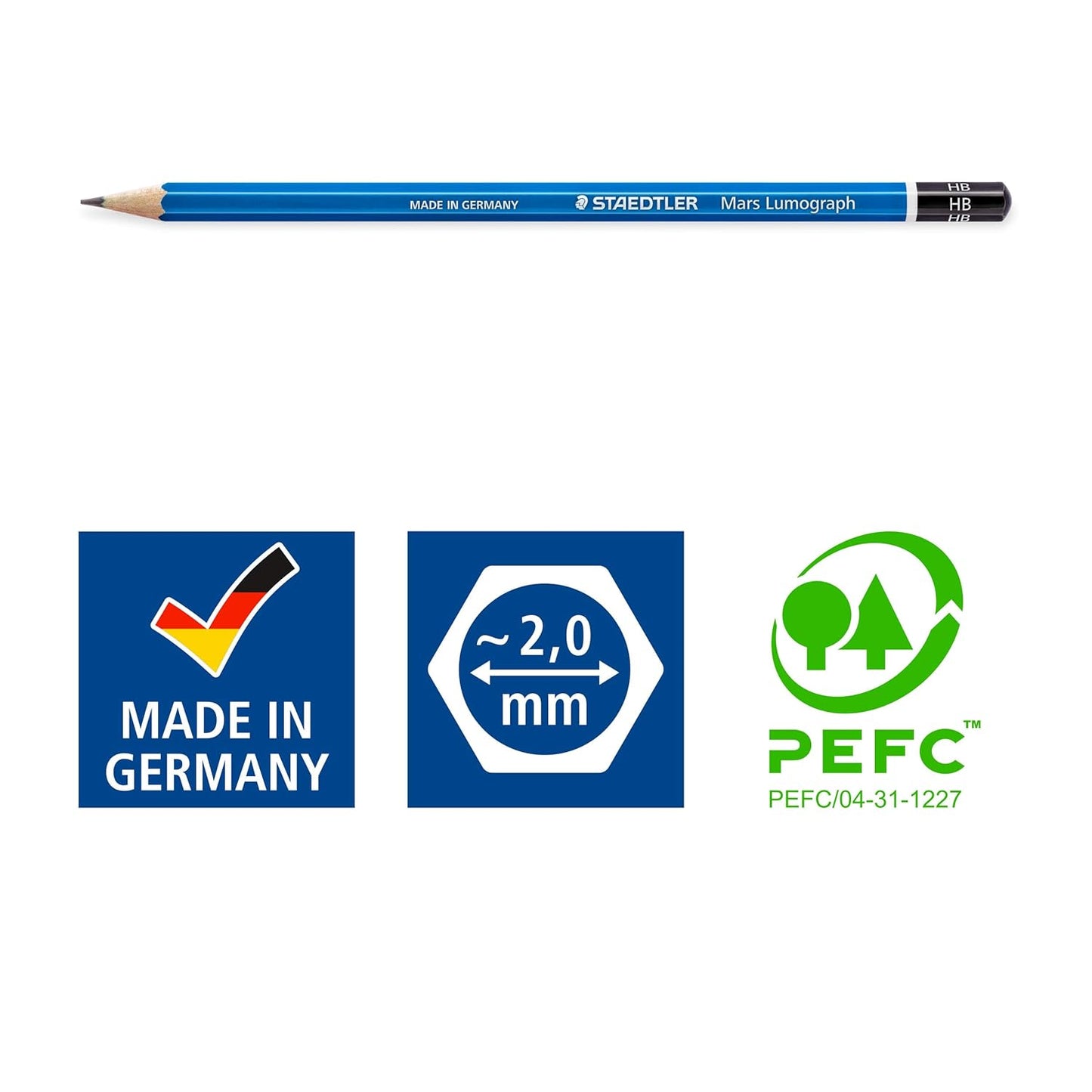 Staedtler Mars Lumograph Graphite Pencil HB