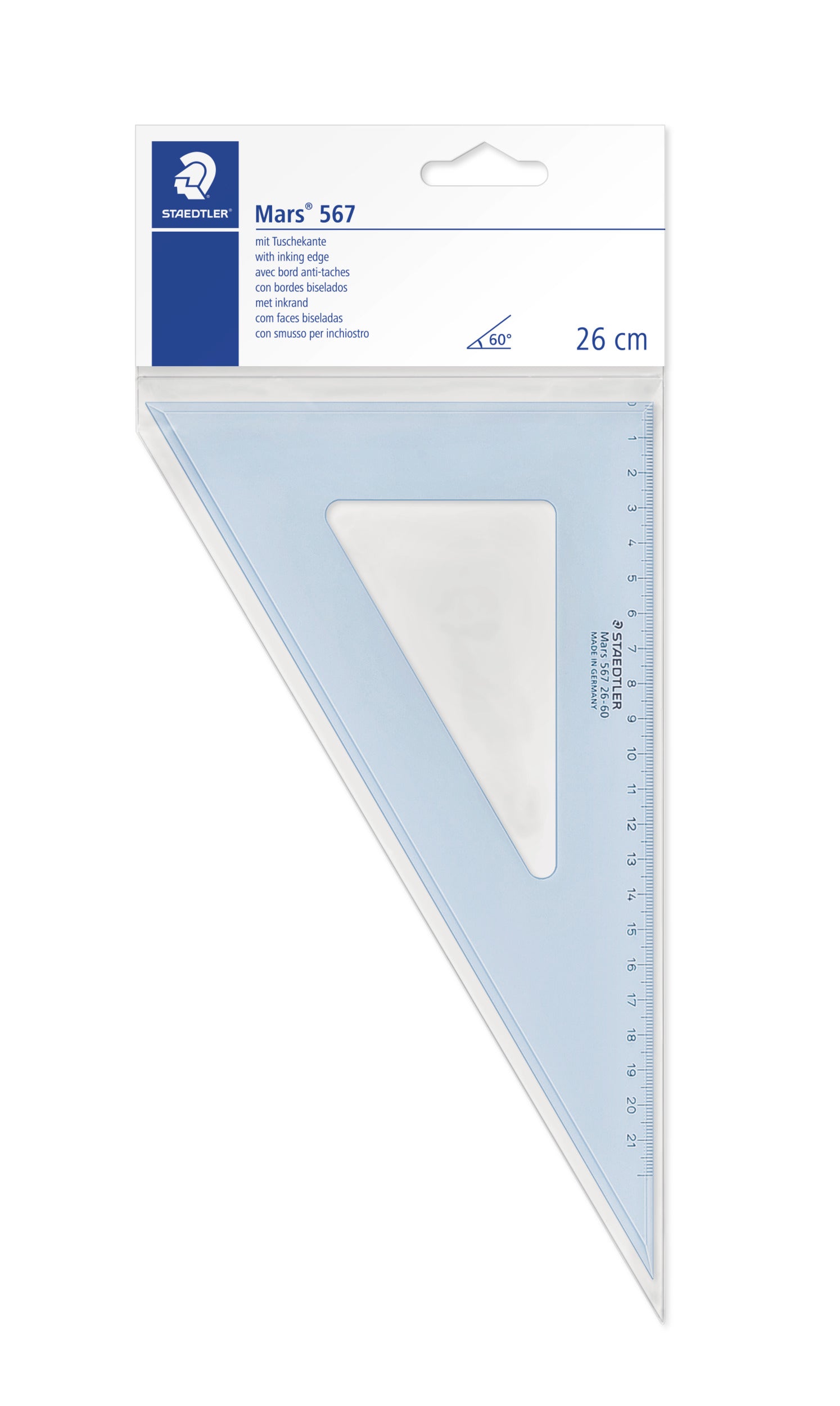 Staedtler Mars® 567 Set square 60°/30° length 26cm