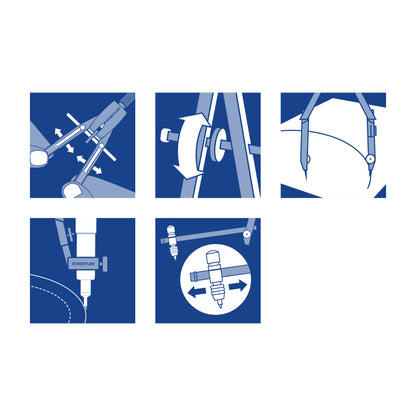 Staedtler Precision Masterbow Compass 552 02 with Extension Bar