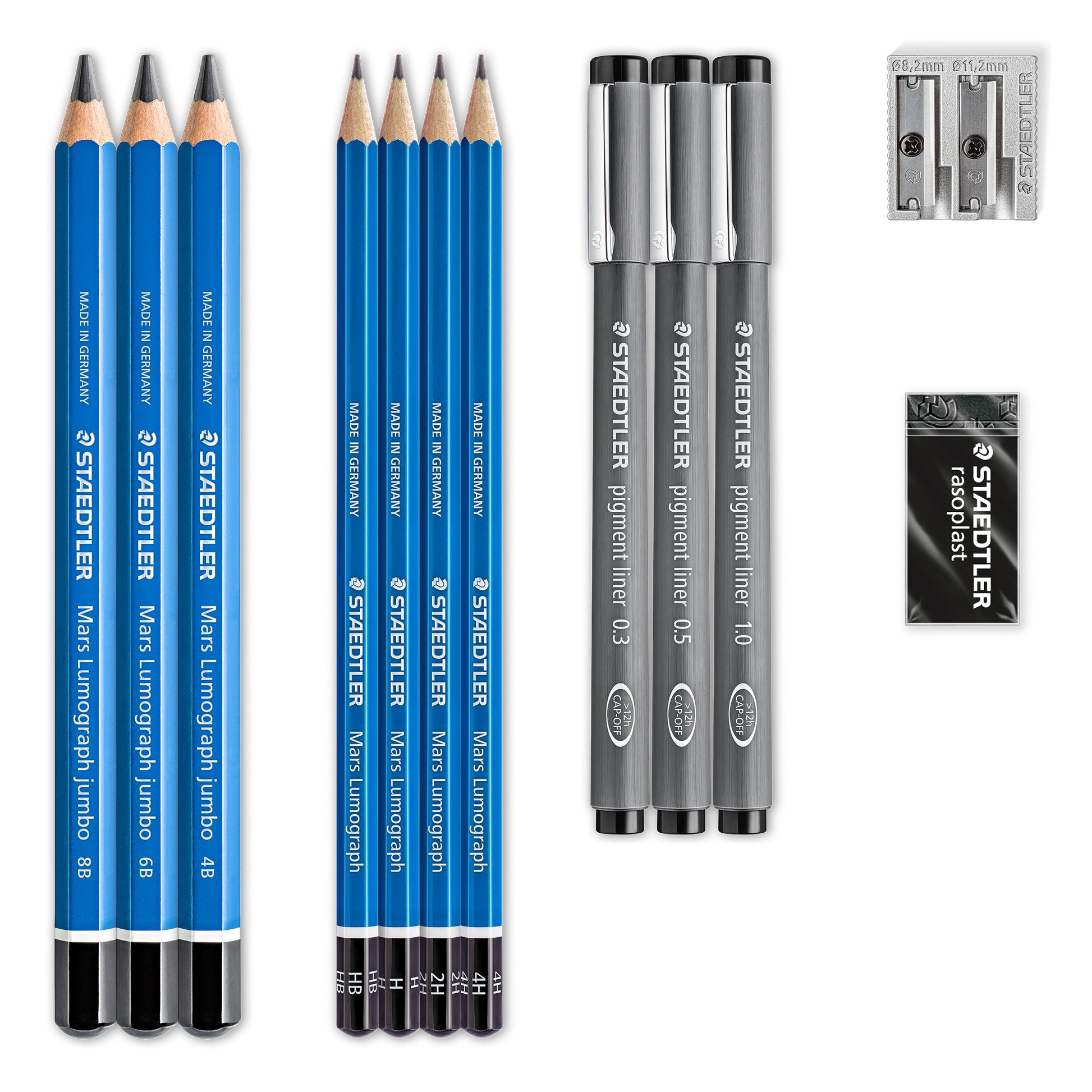 Staedtler Premium Drawing & Sketching Set Mars® Lumograph® 61 100  12pc