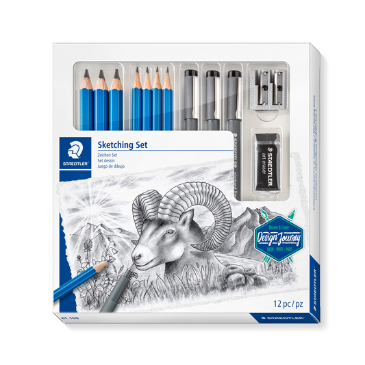 Staedtler Premium Drawing & Sketching Set Mars® Lumograph® 61 100  12pc