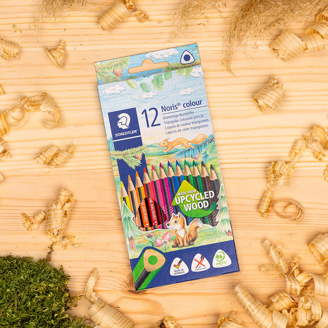 Staedtler Triangular Coloured Pencils Noris® 187 C12 Pack of 12