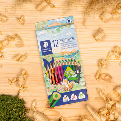 Staedtler Triangular Coloured Pencils Noris® 187 C12 Pack of 12