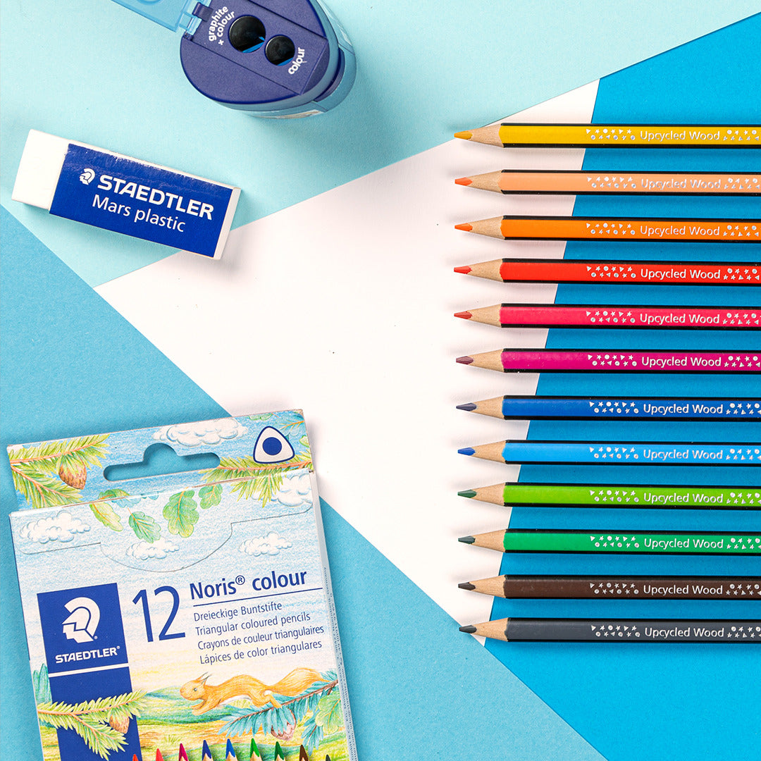 Staedtler Triangular Coloured Pencils Noris® 187 C12 Pack of 12