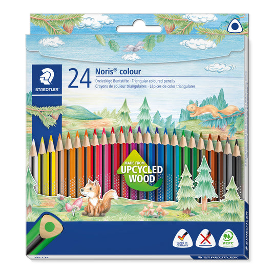 Staedtler Triangular Coloured Pencils Noris® 187 C24 Pack of 24