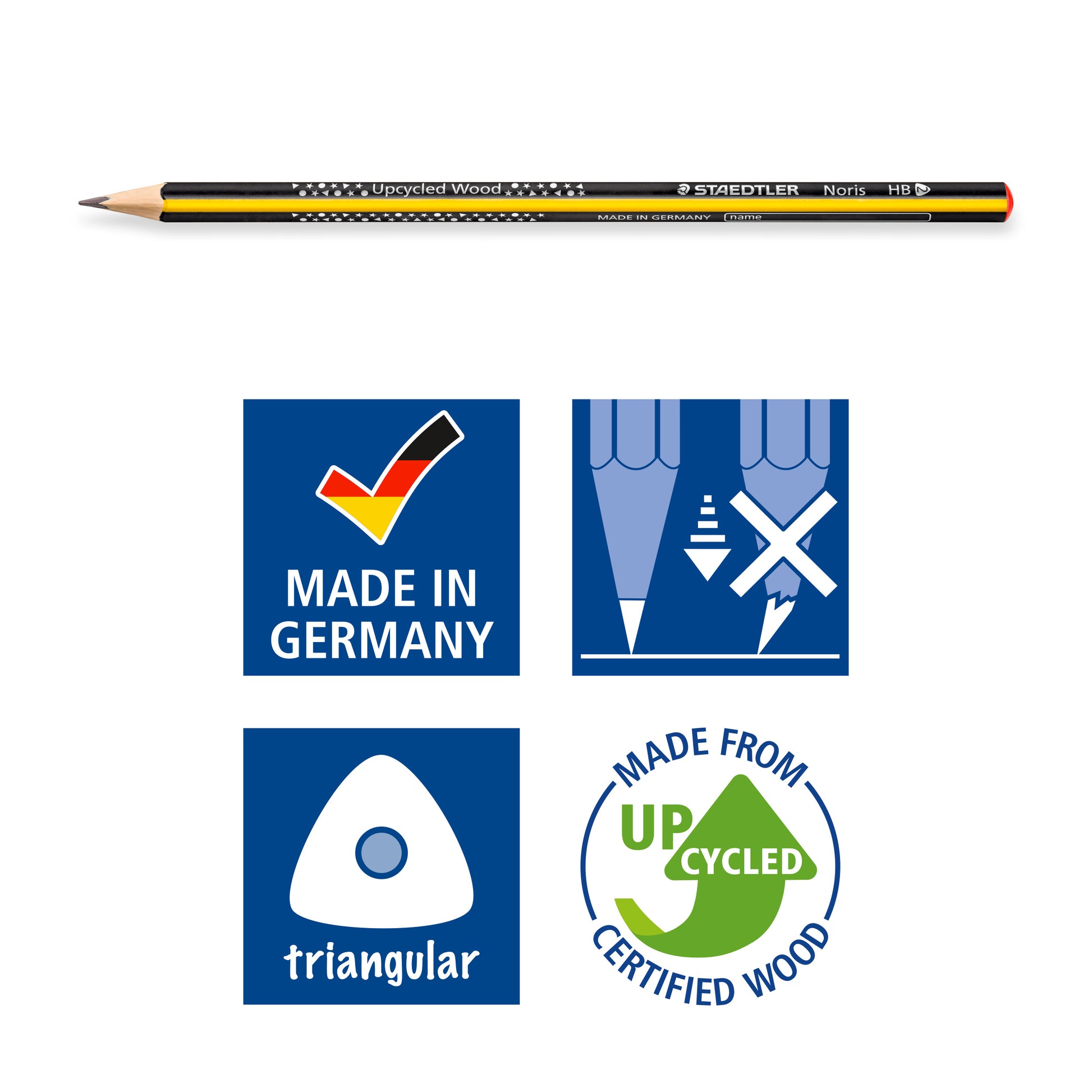 Staedtler Triangular Pencil 183-HB Graphite Noris Club HB