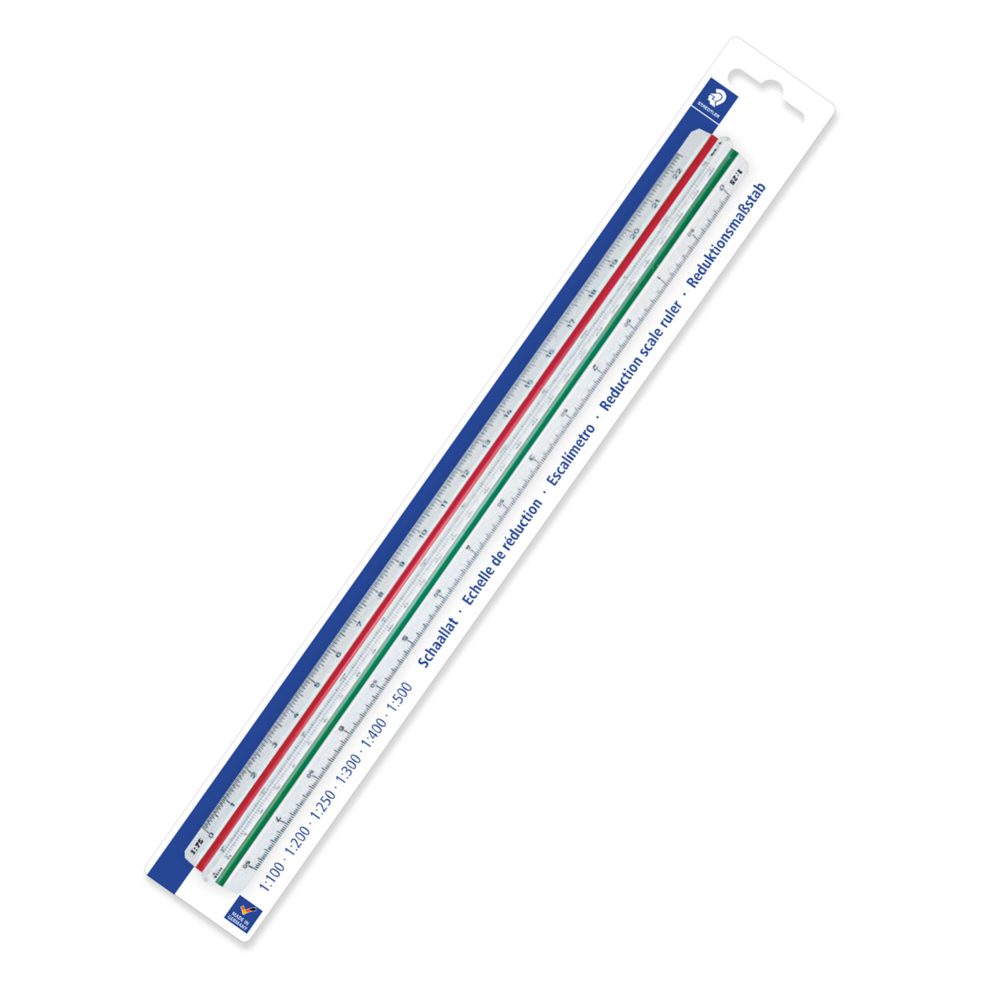 Staedtler Mars Triangular Reduction Scale Rule 561 98-4BK 300mm