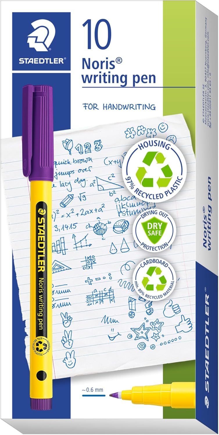 Staedtler Noris® Writing Pen 307-6 Fineliner 0.6mm Violet
