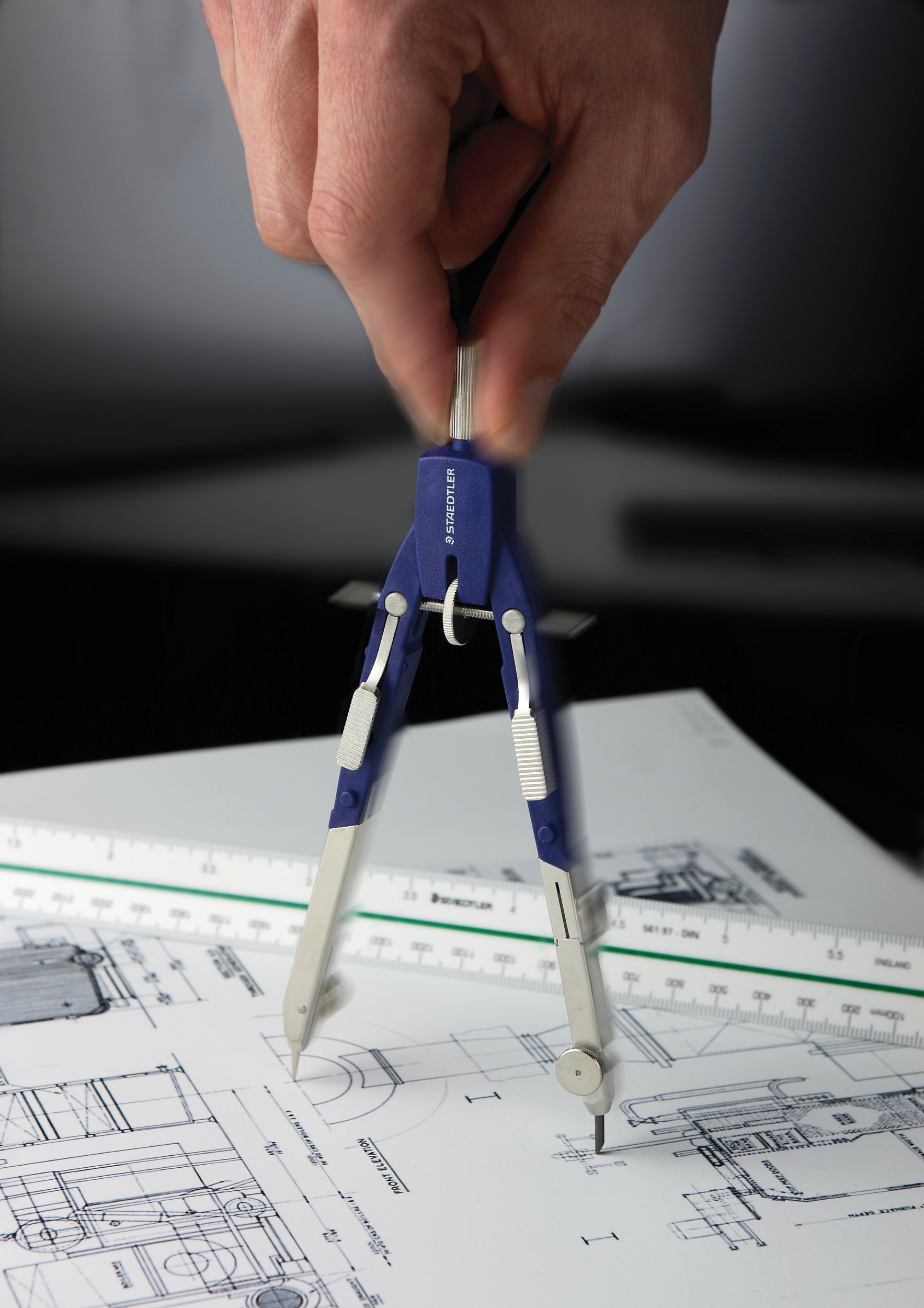 Staedtler Masterbow Compass Quick-Setting 552 01 Mars Comfort