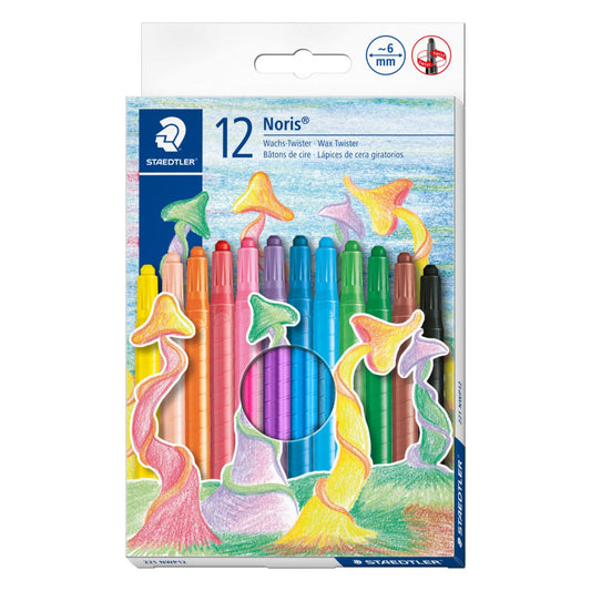 Staedtler Twistable Crayons 221 NWP12 Noris Club 12 Pack