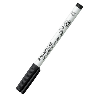 Staedtler Whiteboard Dry-Wipe Pen Lumocolor 301-9 Medium Tip 1mm Black