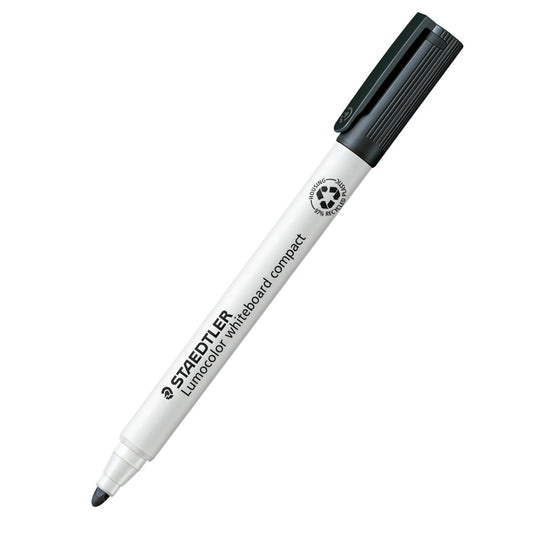 Staedtler Whiteboard Marker 341-9 Compact Lumocolor Fine Bullet Tip Black